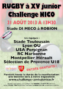 Challenge Nico - Rugby à XV à Robion