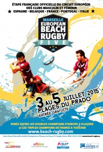 Le Beach Rugby Five de Marseille se déroulera du 3 au 5 juillet 2015
