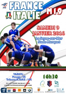 France / Italie U19, à La Seyne le 09 janvier