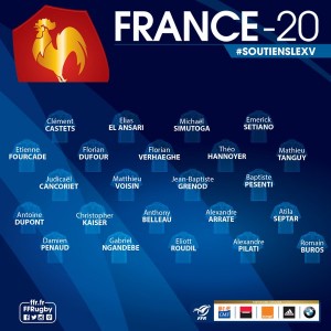 3 toulonnais dans le groupe France U20 l'Italie